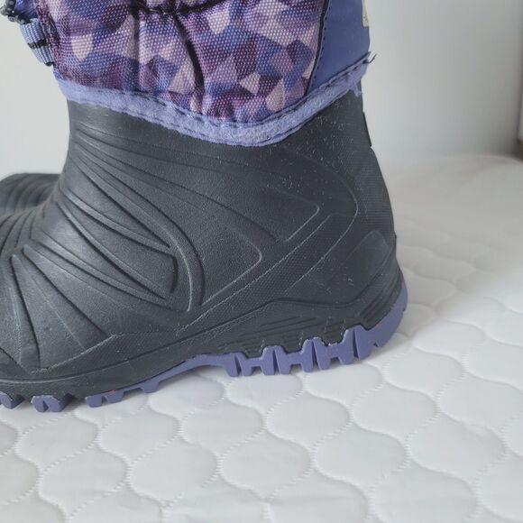 Merrell Girls Snow Quest Waterproof Purple Boots Size 11 Thermolite - Picture 3 of 14